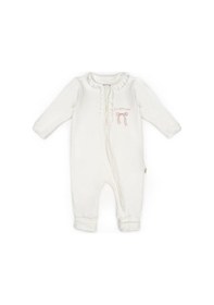 Resim Babycosy Organic Wear Bebek Tulum %100 Organik Pamuk , Bebek - Yenidoğan- Csy8151 Powder 