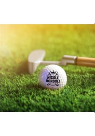 Resim Zekupp 3 Adet Profesyonel Golf Toplu Ahşap Kutulu El Yapımı Golf Beyaz 