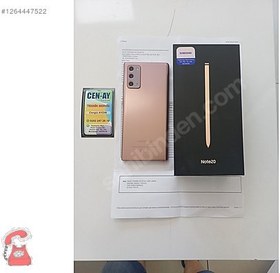 Resim Samsung Note 20 İkinci El TR | 256 GB | Bronz 