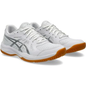 Resim Asics Upcourt 6 Kadın Beyaz Voleybol Ayakkabısı 1072a107-100 