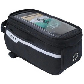 Resim Xbyc 825 Bisiklet Kadro Üstü Çanta Siyah Gri Çok Renkli 