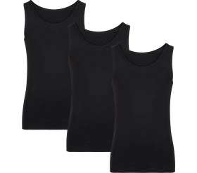 Resim Thermoform Bambu Erkek Atlet Siyah 3'lü Paket 