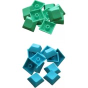 Resim 2 Set Pbt Dsa Profil Anahtar Kapakları Oyun Mekanik Klavye Için 7.42MM Dıy(Yurt Dışından) 