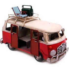 Resim Dekoratif Metal Minibüs Vintage Vosvos Hediyelik 