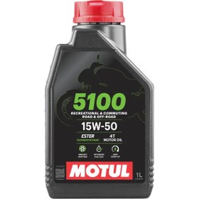 Resim MOTUL MOTOSİKLET 5100 15W50 4T 12X1L MOTOR YAĞI 