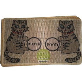 Resim Nanbell Jüt Halı Kedi Tırmalama 70x43 Cm Desenli No:7 