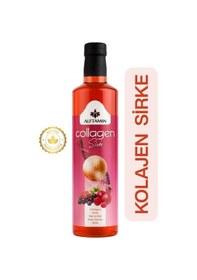 Resim Kolajen Collagen Sirke Elma Nar Ve Gül Suyu İçeren Fermente Doğal Sirke 