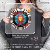 Resim Okçuluk Sticker, Mükemmel Yuvarlak, 50 puanlı ısı transferi çıkartmaları, tişörtler, maskeler, şapkalar, kot pantolonlar, sırt çantaları, yastık kılıfları vb. için uygun olan ısı transferi çıkartmaları 