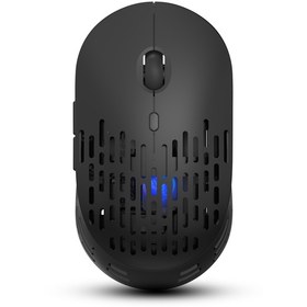 Resim Huahai Hxsj T38 2.4g Kablosuz Fare Sessiz Ofis Fareleri 3 Ayarlanabilir Dpı Renkli Solunum Işığı - Siyah 