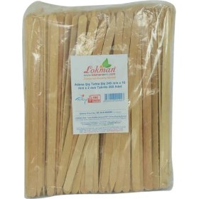 Resim TeknoKapsül Adana Şiş Tahta Şiş 240 mm x 10 mm x 2 mm Takribi 200 Adet 1 Paket 