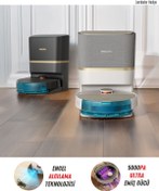 Resim Philips 3 Ü 1 Arada Islak & Kuru Premium Istasyonlu Robot Süpürge | 5000pa Emiş, 180dk, Hepa Filtreli 