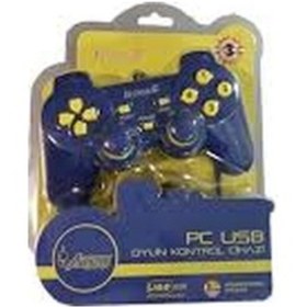 Resim Kontorland Pc Usb Gamepad Joystıck Oyun Kolu Fenerbahçe Fb-907 