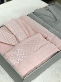 Resim Elissa Bornoz Takımı Gri - Pudra Gri - Pudra 