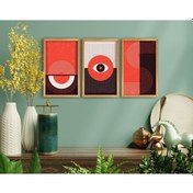 Resim Bk Home Dekoratif 3’Lü Retro Ahşap Tablo-17 (551040990) 