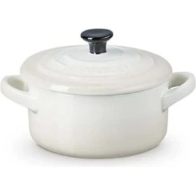 Resim Mini Seramik Güveç Tenceresi, 10CM, Şık ve Dayanıklı Sunum, 1 Parça 