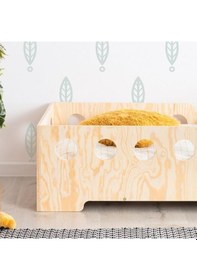 Resim Markaawm Romantica Montessori Yatak Çocuk Karyola Korumalıklı Akçaağaç 