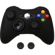 Resim Willowhaven Xahpower Xbox 360 Siyah Silikon Kılıf Kaymaz 2 Parmaklık Hassas Kesim 