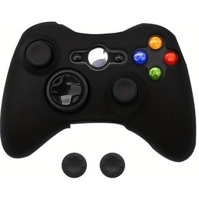 Resim Willowhaven Xahpower Xbox 360 Siyah Silikon Kılıf Kaymaz 2 Parmaklık Hassas Kesim 