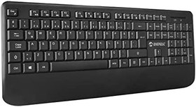 Resim Everest KM-6176 OFFICAL Siyah Kablosuz Combo Q Multimedia Klavye + Mouse Set 