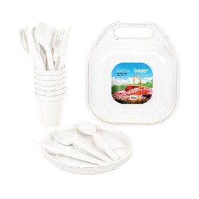 Resim Bager Piknik Seti 31 Parça Gri 