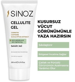 Resim Sinoz selülit jeli 200 ml 