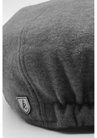 Resim Şapka Kışlık Füme Yün Spor Erkek Kasket 