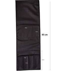 Resim Gri Koltuk Kenarı Kumandalık Portatif Yan Sehpa 