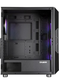 Resim Zalman I3 Neo Black, Megamax, 700w 80+, Mesh Panel, Tempered Glass, 4x120mm Rgb Fan, Atx Gamıng Kasa 