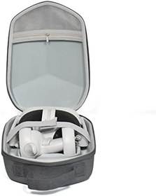 Resim XROS VR Hard Carrying Case, VR Storage Bag Compatible with Oculus Quest 2 Basic, Protective Travel Case with Organized Compartments, Durable Materials and Versatile Design 