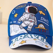 Resim Çocuklar için Ayarlanabilir Mavi Beyzbol Şapkası, Karikatür Astronot & UFO Tasarımı - Nefes Alabilen Polyester, Her Mevsim Giyilebilir, Günlük Kıyafetler & Dış Aktiviteler İçin İdeal, Gençler Günü veya Mezuniyet Hediyesi İçin Mükemmel, Çocuklar için Dış Mekan Şapkası|Karikatür Astronot Tasarımı|Rahat Uyumlu Şapka 