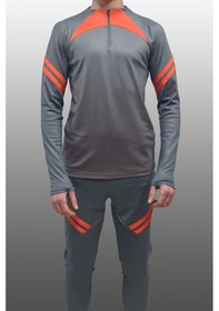 Resim Man Alt-üst Eşofman Takımı %100 Polyester Şardonlu Dalgıç Kumaş Multicolor 