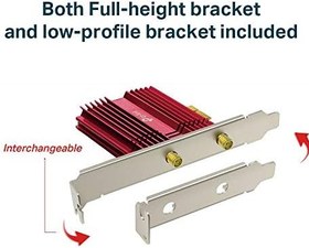 Resim TP-LINK Archer Kablosuz PCI Express Adaptör Antenli 