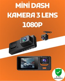 Resim Kanonik Education 3 Kanallı Araç DVR – Ön + İç + Arka Kamera ile Tam Kapsama, Yüksek Güvenlik 