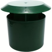 Resim 1 adet Plastik Salyangoz ve Salyangoz Tuzak - Zarar Vermeyen Hayvan Zararlı Kontrol Aracı, Yeşil ve Beyaz Tasarım, 10.01x11.0 cm, Kullanımı Kolay Bahçe ve Patio Böcek Yakalayıcı, Bahçe için Salyangoz Tuzak, Zararlı Kontrol Tuzak, Şık Silindirik Tasarım, Dayanıklı Plastik Yapı 