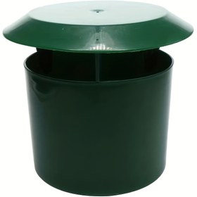 Resim 1 adet Plastik Salyangoz ve Salyangoz Tuzak - Zarar Vermeyen Hayvan Zararlı Kontrol Aracı, Yeşil ve Beyaz Tasarım, 10.01x11.0 cm, Kullanımı Kolay Bahçe ve Patio Böcek Yakalayıcı, Bahçe için Salyangoz Tuzak, Zararlı Kontrol Tuzak, Şık Silindirik Tasarım, Dayanıklı Plastik Yapı 