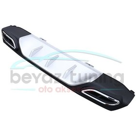 Resim Honda Civic Fc5 Arka Difüzör Tampon Plastik Amg Model 201 