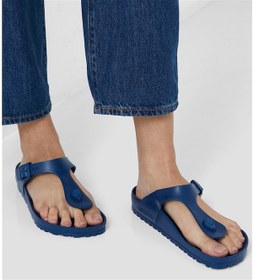 Resim Birkenstock Gizeh Eva Lacivert Erkek Parmak Arası Terlik 1019161 (504240277) 