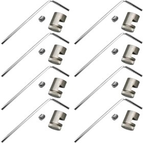 Resim Quueppty Buck 110 Katlanır Bıçak Için 8 Paket Başparmak Saplaması, Katlanır Avcılık Bıçakları Için Evrensel Yedek Başparmak Düğmesi (Yurt Dışından) 