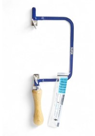 Resim Super Kıl Testere Kolu Ahşap Salı 12 Adet Yedek Ucu İle 