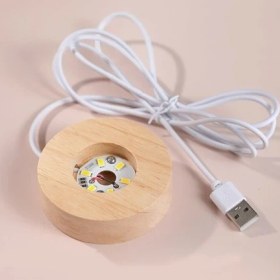 Resim Ett Hayat Ağaçı Işıklı Cam Küre 