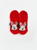 Resim LC Waikiki Minnie Mouse Kız Çocuk Ev Çorabı 