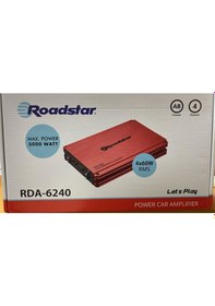 Resim Roadstar Rda-6240 Stereo 3000 Watt 4 Kanallı Oto Amfi 