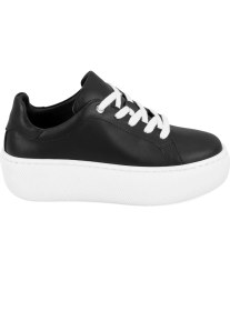 Resim Desa Rocio Siyah Kadın Deri Günlük Ayakkabı 