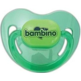 Resim Bambino Silikon Damaklı Emzik No:3 / Yeşil / 18+ Ay Yeşil 