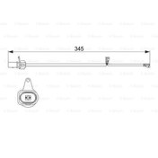Resim BOSCH 1987474507 Fren Balata Fişi 350Mm Q5 2.0 Tfsı 09- 