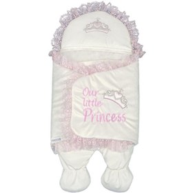 Resim Tomuycuk Bebe Our Prencess Pembe Ultra Organik Pamuk Kundak MGE9C952FE 