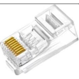 Resim Rj45 Cat6 Ethernet Konnektör Yüksek Performanslı Network Jak Normal Tip 