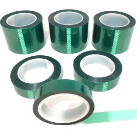 Resim Bant Evi Yeşil Polyester Maskeleme Bandı 20MM x 66METRE Yüksek Isıya Dayanıklı Bant 