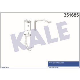 Resim KALE OTO Radyatör 351685 Kalorifer Radyatörü Megane II 