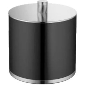 Resim Sol Pamukluk, Silindir, Tezgah Üstü - Mat Siyah/krom Mat Siyah/krom 